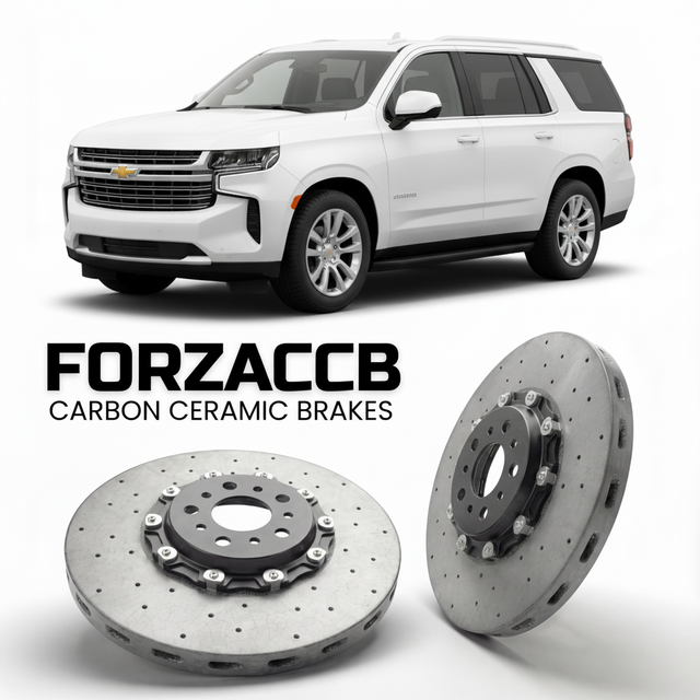 Carbon Ceramic Brake Rotors for Chevrolet Suburban GMTT1XX (2020+) | CCB OEM Replacement / Conversion Upgrade Kit