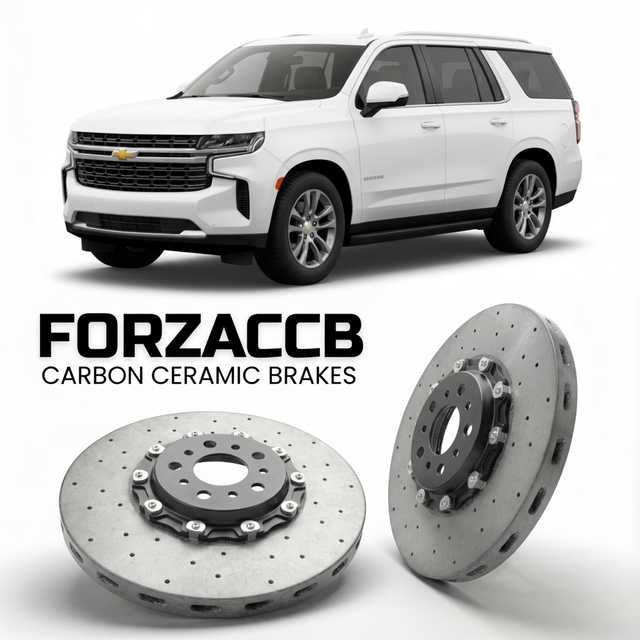 Carbon Ceramic Brake Rotors for Chevrolet Suburban GMTT1XX, facelift 2024 (2024+) | CCB OEM Replacement / Conversion Upgrade Kit