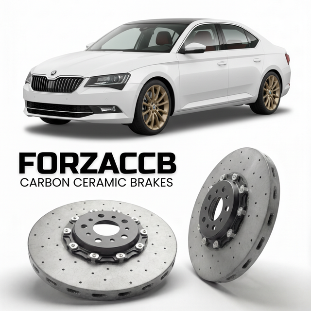 Carbon Ceramic Brake Rotors for Skoda Superb III 3V (2015-2023) | CCB OEM Replacement / Conversion Upgrade Kit