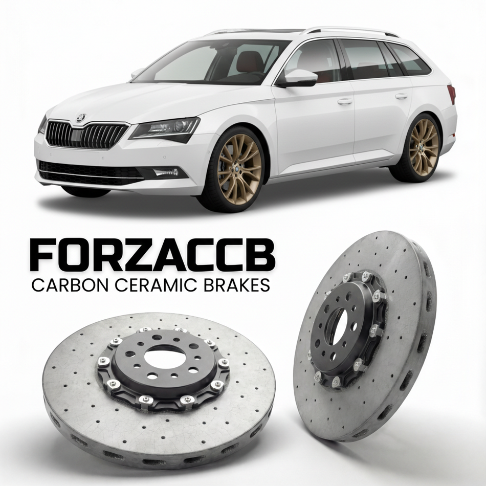 Carbon Ceramic Brake Rotors for Skoda Superb III Combi 3V (2015-2023) | CCB OEM Replacement / Conversion Upgrade Kit