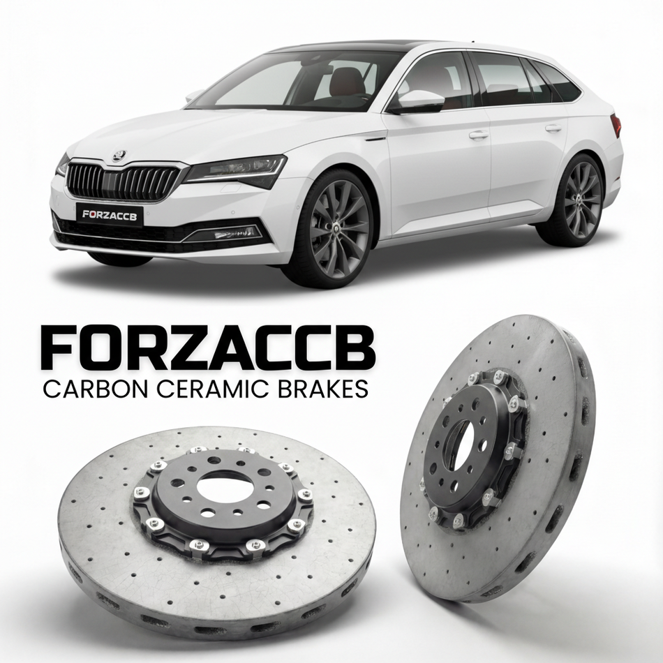 Carbon Ceramic Brake Rotors for Skoda Superb IV 3Y (2023+) | CCB OEM Replacement / Conversion Upgrade Kit