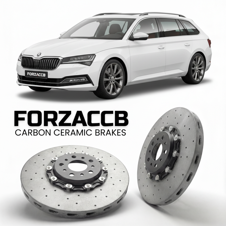 Carbon Ceramic Brake Rotors for Skoda Superb IV Combi 3Y (2023+) | CCB OEM Replacement / Conversion Upgrade Kit