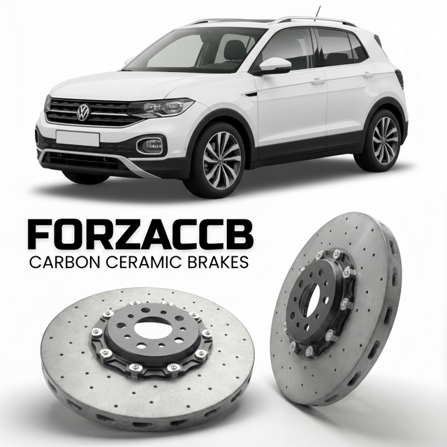 Carbon Ceramic Brake Rotors for Volkswagen T-Cross C11 (2018-) | CCB OEM Replacement / Conversion Upgrade Kit