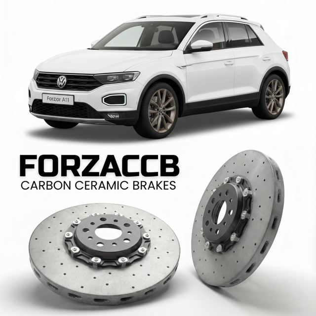 Carbon Ceramic Brake Rotors for Volkswagen T-Roc A11 (2017-) | CCB OEM Replacement / Conversion Upgrade Kit