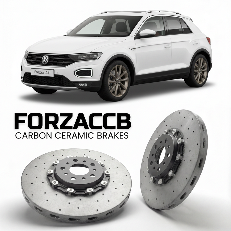 Carbon Ceramic Brake Rotors for Volkswagen T-Roc A11 (2017+) | CCB OEM Replacement / Conversion Upgrade Kit