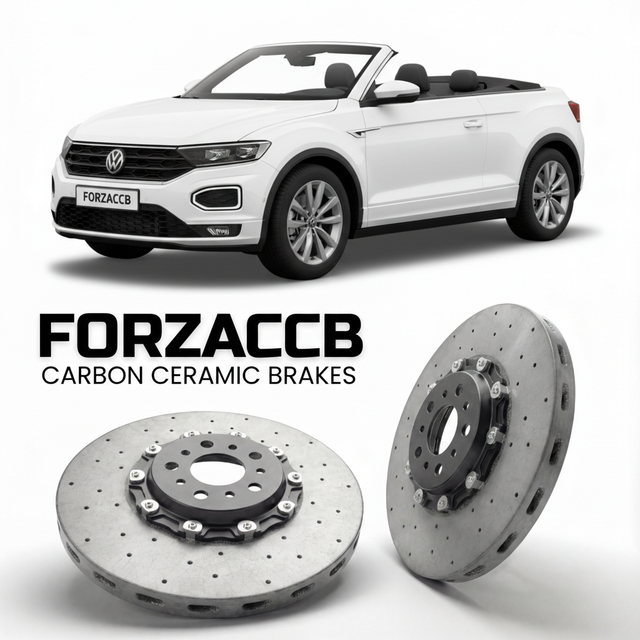 Carbon Ceramic Brake Rotors for Volkswagen T-Roc Cabriolet A11 (2020-) | CCB OEM Replacement / Conversion Upgrade Kit