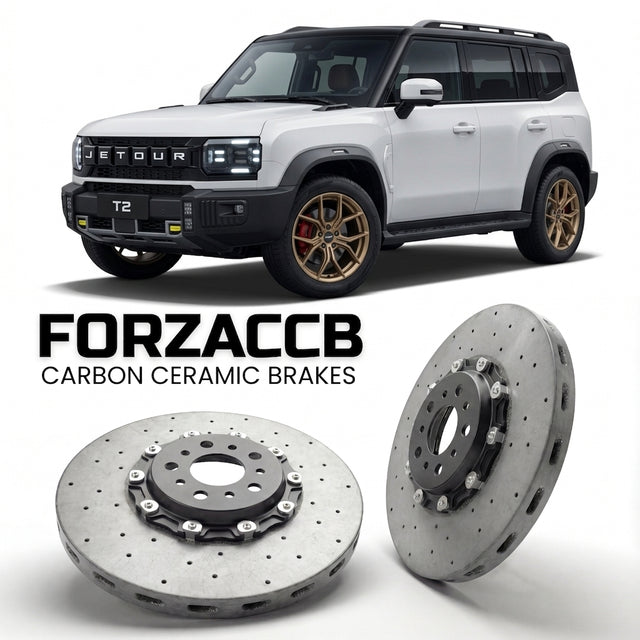 Carbon Ceramic Brake Rotors for Jetour T2 (2023+) | CCB OEM Replacement / Conversion Upgrade Kit
