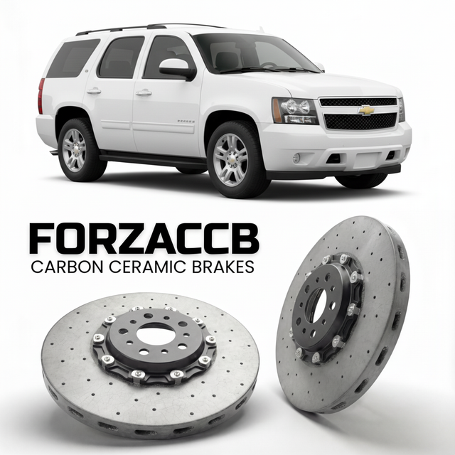 Carbon Ceramic Brake Rotors for Chevrolet Tahoe GMT900 (2007-2014) | CCB OEM Replacement / Conversion Upgrade Kit