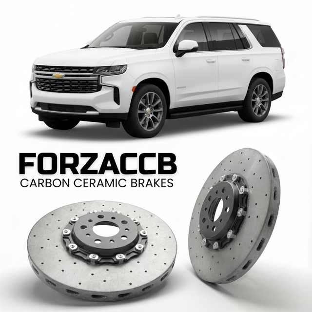 Carbon Ceramic Brake Rotors for Chevrolet Tahoe GMTT1XX, facelift 2024 (2024+) | CCB OEM Replacement / Conversion Upgrade Kit