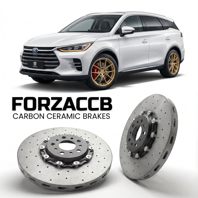 Carbon Ceramic Brake Rotors for BYD Tang I (2015-2018) | CCB OEM Replacement / Conversion Upgrade Kit