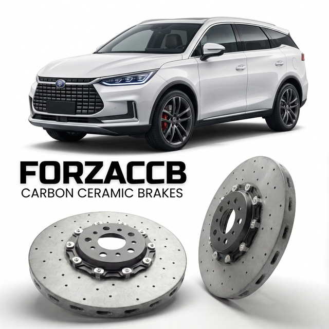 Carbon Ceramic Brake Rotors for BYD Tang II (2018-2021) | CCB OEM Replacement / Conversion Upgrade Kit