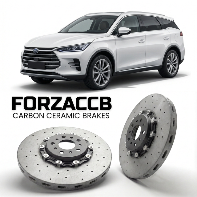 Carbon Ceramic Brake Rotors for BYD Tang L (2025+) | CCB OEM Replacement / Conversion Upgrade Kit