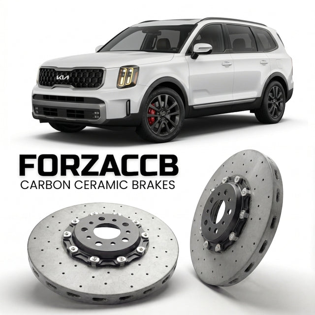 Carbon Ceramic Brake Rotors for Kia Telluride I (facelift 2023 (2023-2026) | CCB OEM Replacement / Conversion Upgrade Kit