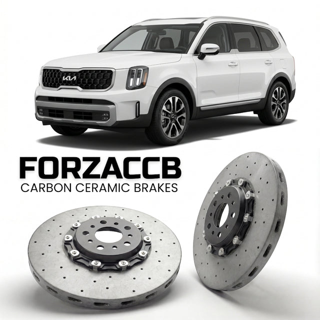Carbon Ceramic Brake Rotors for Kia Telluride II (2026+) | CCB OEM Replacement / Conversion Upgrade Kit