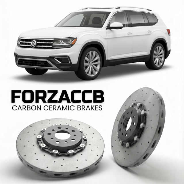 Carbon Ceramic Brake Rotors for Volkswagen Teramont CA1 (2017-) | CCB OEM Replacement / Conversion Upgrade Kit