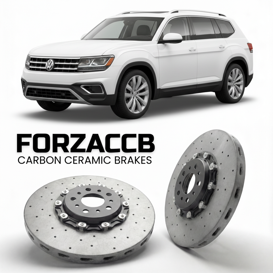 Carbon Ceramic Brake Rotors for Volkswagen Teramont CA1 (2017+) | CCB OEM Replacement / Conversion Upgrade Kit