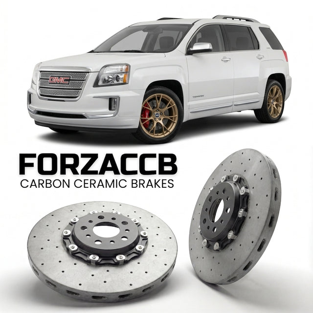 Carbon Ceramic Brake Rotors for GMC Terrain I (facelift 2016 (2016-2017) | CCB OEM Replacement / Conversion Upgrade Kit