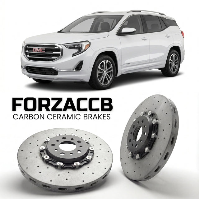 Carbon Ceramic Brake Rotors for GMC Terrain II (2017-2021) | CCB OEM Replacement / Conversion Upgrade Kit