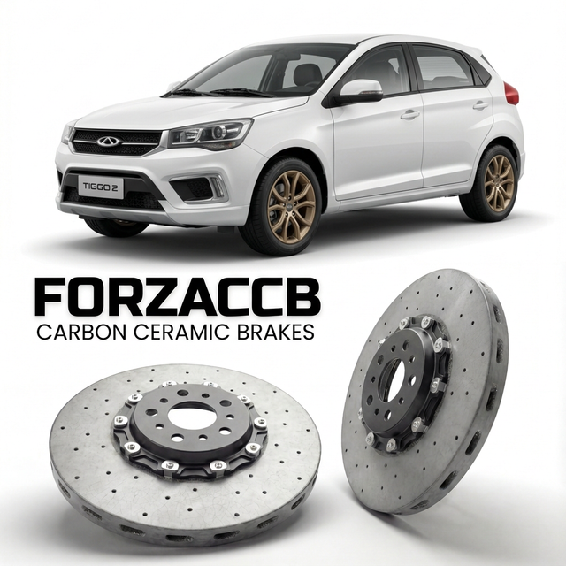 Carbon Ceramic Brake Rotors for Chery Tiggo 2 (2016-2021) | CCB OEM Replacement / Conversion Upgrade Kit