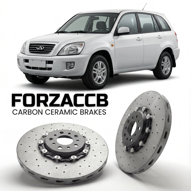 Carbon Ceramic Brake Rotors for Chery Tiggo T11 (2005-2010) | CCB OEM Replacement / Conversion Upgrade Kit
