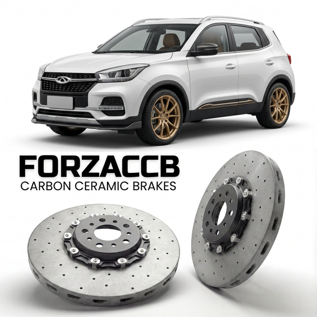 Carbon Ceramic Brake Rotors for Chery Tiggo 5x (2017-2019) | CCB OEM Replacement / Conversion Upgrade Kit