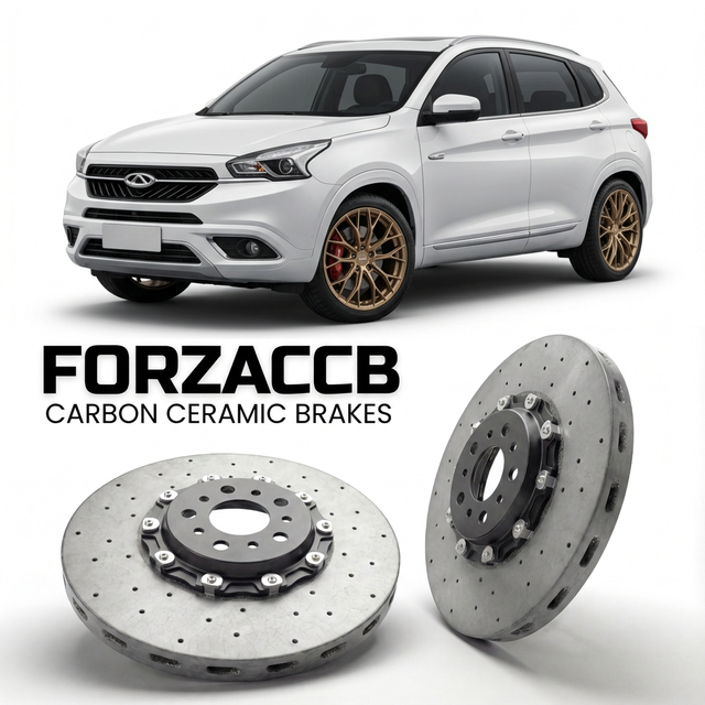 Carbon Ceramic Brake Rotors for Chery Tiggo 7 I (2016-2018) | CCB OEM Replacement / Conversion Upgrade Kit