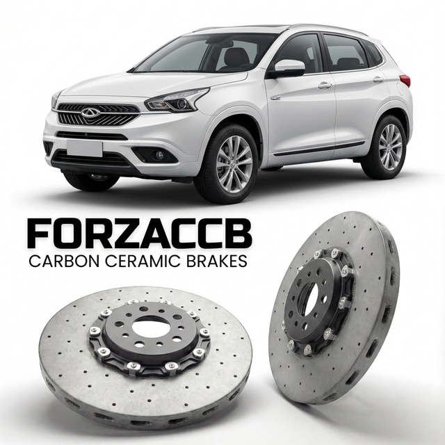 Carbon Ceramic Brake Rotors for Chery Tiggo 7 I (facelift 2018 (2018-2020) | CCB OEM Replacement / Conversion Upgrade Kit