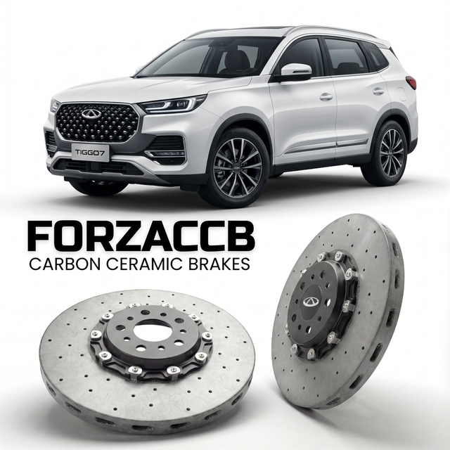 Carbon Ceramic Brake Rotors for Chery Tiggo 7 II (2020-2022) | CCB OEM Replacement / Conversion Upgrade Kit