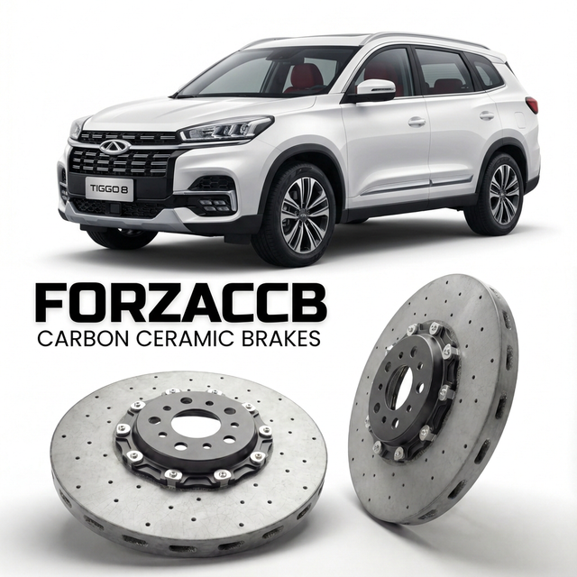 Carbon Ceramic Brake Rotors for Chery Tiggo 8 I (facelift 2020 (2020-2022) | CCB OEM Replacement / Conversion Upgrade Kit