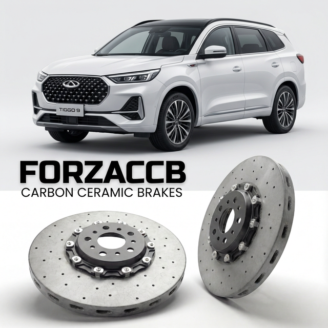 Carbon Ceramic Brake Rotors for Chery Tiggo 9 (2023-2024) | CCB OEM Replacement / Conversion Upgrade Kit