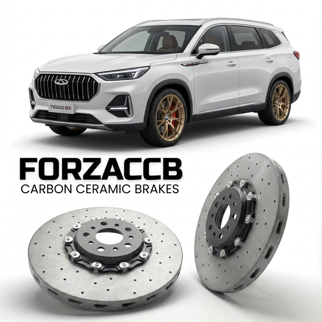 Carbon Ceramic Brake Rotors for Chery Tiggo 9X (2025+) | CCB OEM Replacement / Conversion Upgrade Kit