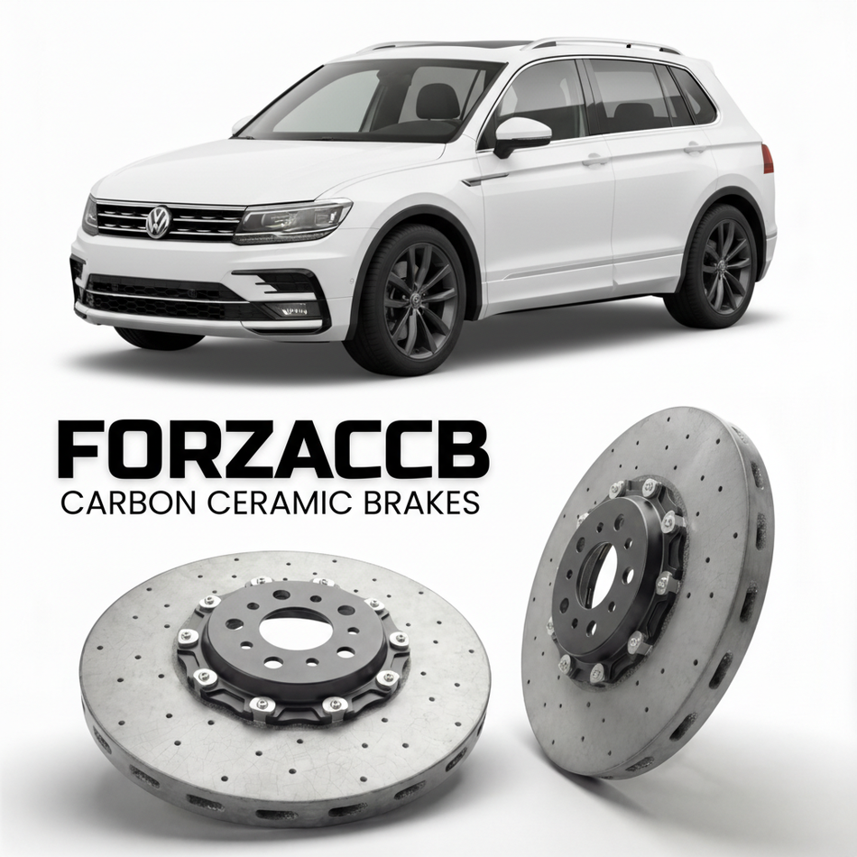 Carbon Ceramic Brake Rotors for Volkswagen Tiguan AD1 (2016-2023) | CCB OEM Replacement / Conversion Upgrade Kit