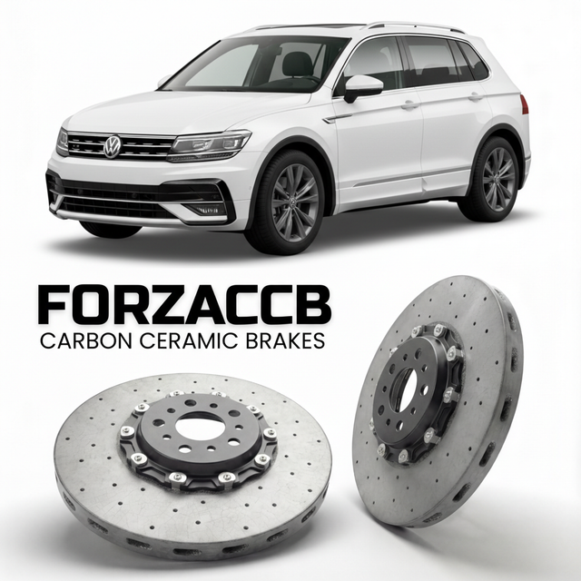 Carbon Ceramic Brake Rotors for Volkswagen Tiguan CT1 (2023-) | CCB OEM Replacement / Conversion Upgrade Kit