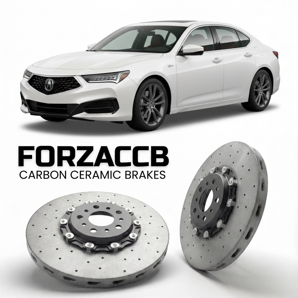 Carbon Ceramic Brake Rotors for Acura TLX UB5/UB6 (2021+) | CCB OEM Replacement / Conversion Upgrade Kit