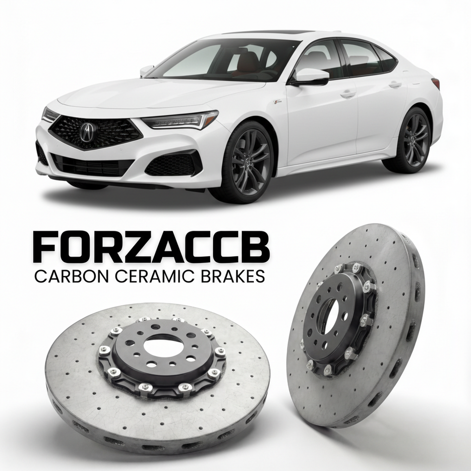 Carbon Ceramic Brake Rotors for Acura TLX Type S UB7 (2021+) | CCB OEM Replacement / Conversion Upgrade Kit