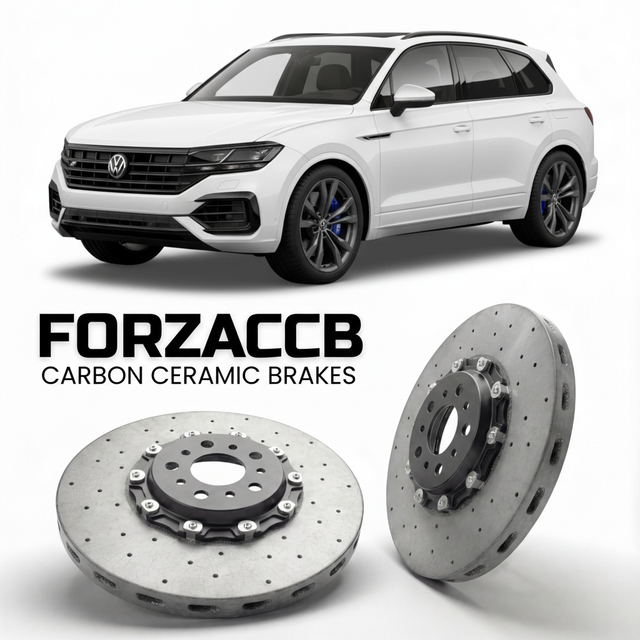 Carbon Ceramic Brake Rotors for Volkswagen Touareg R CR (2020-) | CCB OEM Replacement / Conversion Upgrade Kit