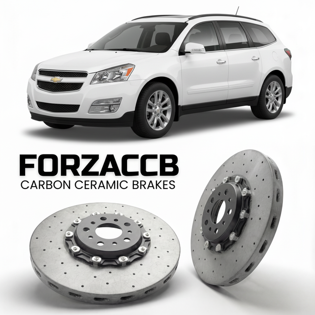 Carbon Ceramic Brake Rotors for Chevrolet Traverse I (2009-2012) | CCB OEM Replacement / Conversion Upgrade Kit
