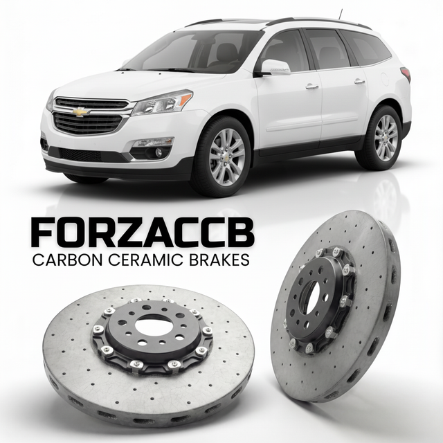Carbon Ceramic Brake Rotors for Chevrolet Traverse I (facelift 2012 (2012-2017) | CCB OEM Replacement / Conversion Upgrade Kit
