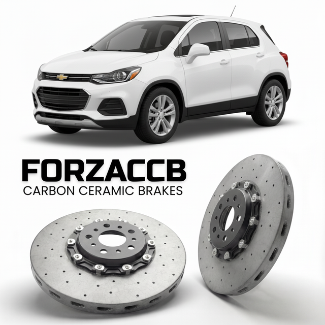 Carbon Ceramic Brake Rotors for Chevrolet Trax II (2022+) | CCB OEM Replacement / Conversion Upgrade Kit