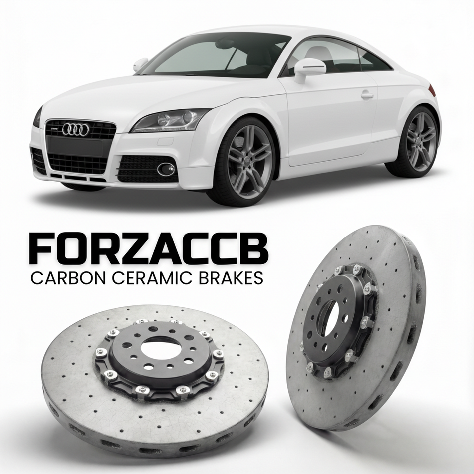 Carbon Ceramic Brake Rotors for Audi TT Mk2 (2006-2014) | CCB OEM Replacement / Conversion Upgrade Kit