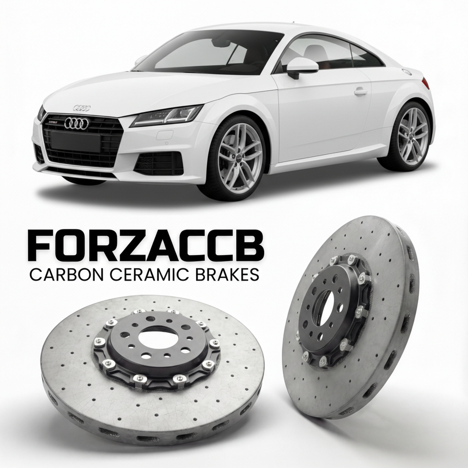 Carbon Ceramic Brake Rotors for Audi TT Mk3 (2014-2023) | CCB OEM Replacement / Conversion Upgrade Kit