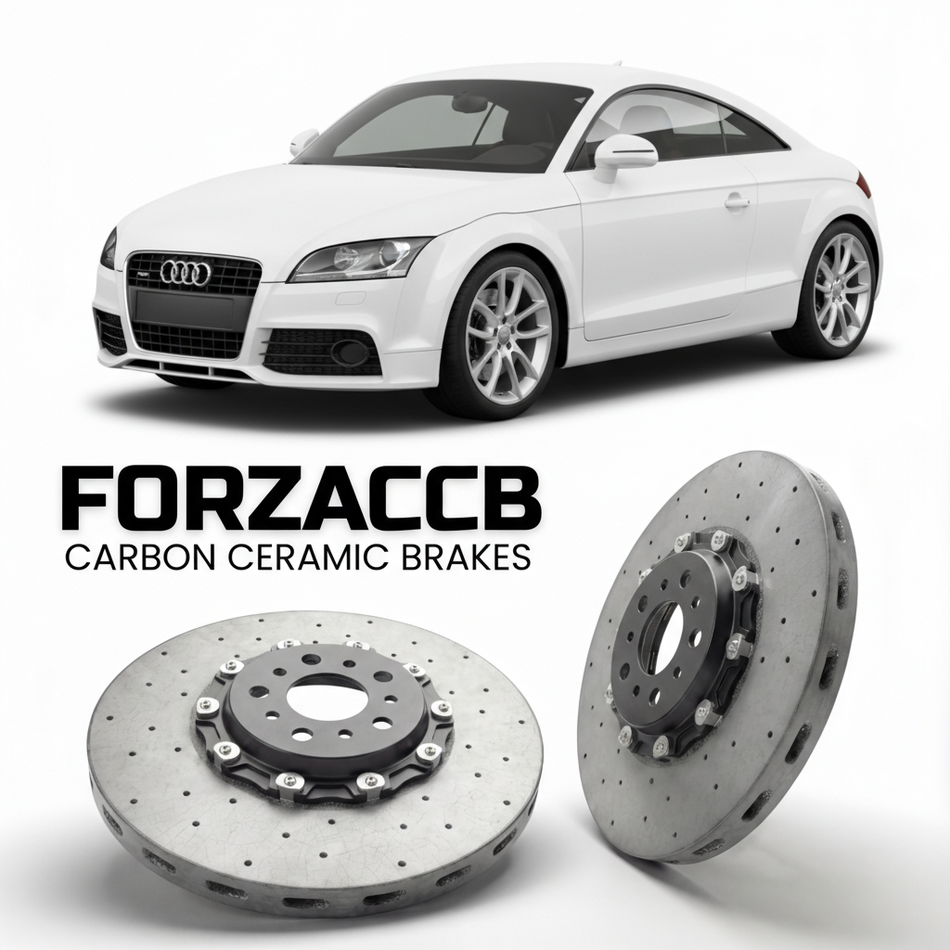 Carbon Ceramic Brake Rotors for Audi TTS Mk2 (2008-2014) | CCB OEM Replacement / Conversion Upgrade Kit