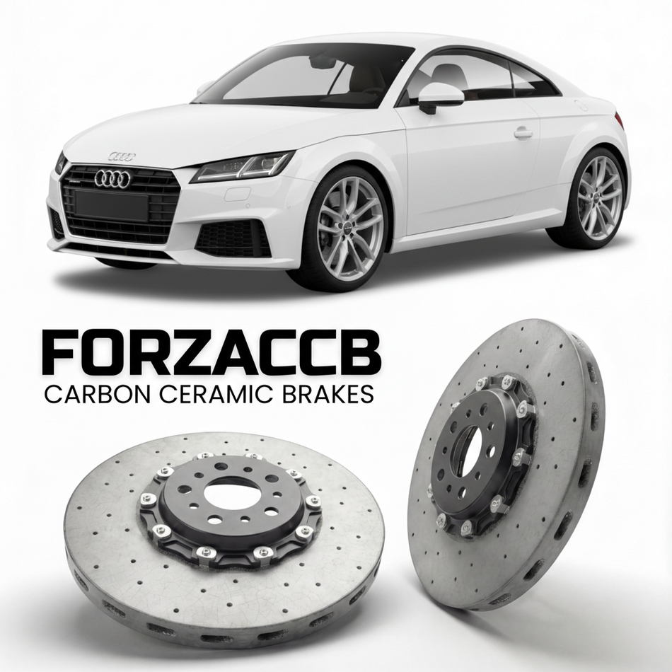 Carbon Ceramic Brake Rotors for Audi TTS Mk3 (2014-2023) | CCB OEM Replacement / Conversion Upgrade Kit