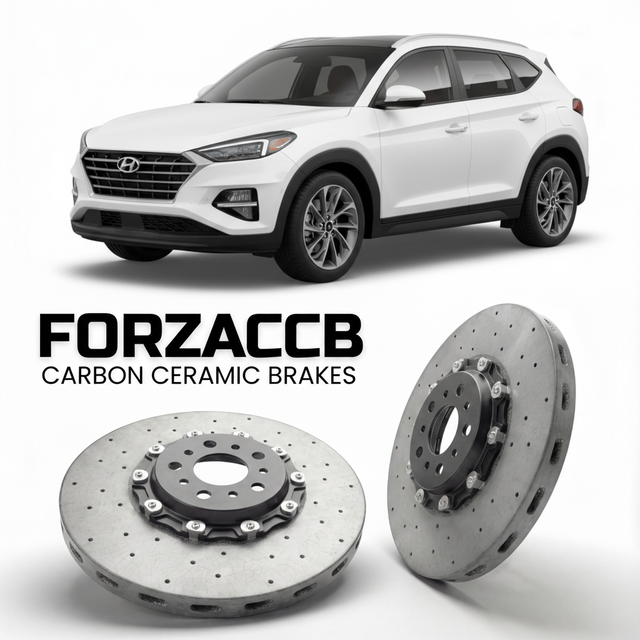Carbon Ceramic Brake Rotors for Hyundai Tucson (2019-2026) | CCB OEM Replacement / Conversion Upgrade Kit