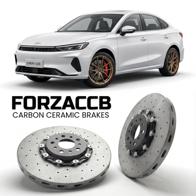 Carbon Ceramic Brake Rotors for Chery V23 (2025+) | CCB OEM Replacement / Conversion Upgrade Kit