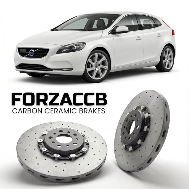 Carbon Ceramic Brake Rotors for Volvo V40 2012 (2012-2016) | CCB OEM Replacement / Conversion Upgrade Kit