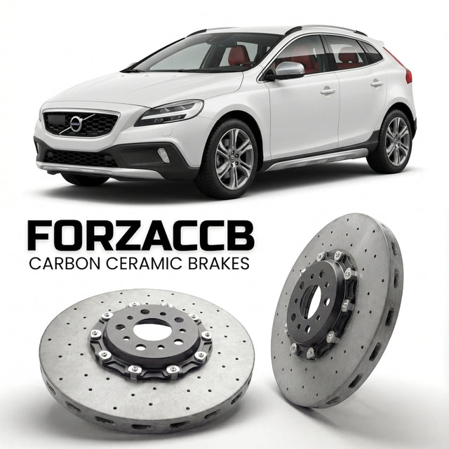Carbon Ceramic Brake Rotors for Volvo V40 Cross Country (2013-2016) | CCB OEM Replacement / Conversion Upgrade Kit