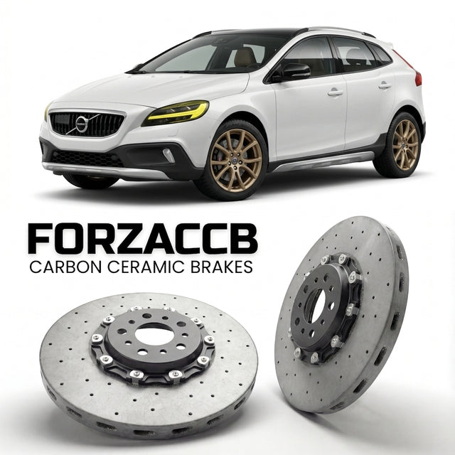 Carbon Ceramic Brake Rotors for Volvo V40 Cross Country (facelift 2016 (2016-2020) | CCB OEM Replacement / Conversion Upgrade Kit