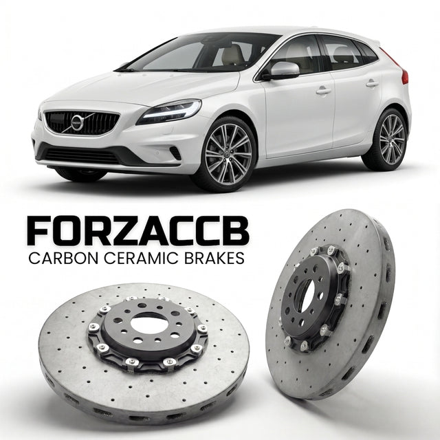 Carbon Ceramic Brake Rotors for Volvo V40 facelift 2016 (2016-2020) | CCB OEM Replacement / Conversion Upgrade Kit
