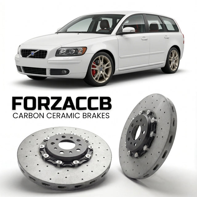 Carbon Ceramic Brake Rotors for Volvo V50 (2005-2007) | CCB OEM Replacement / Conversion Upgrade Kit